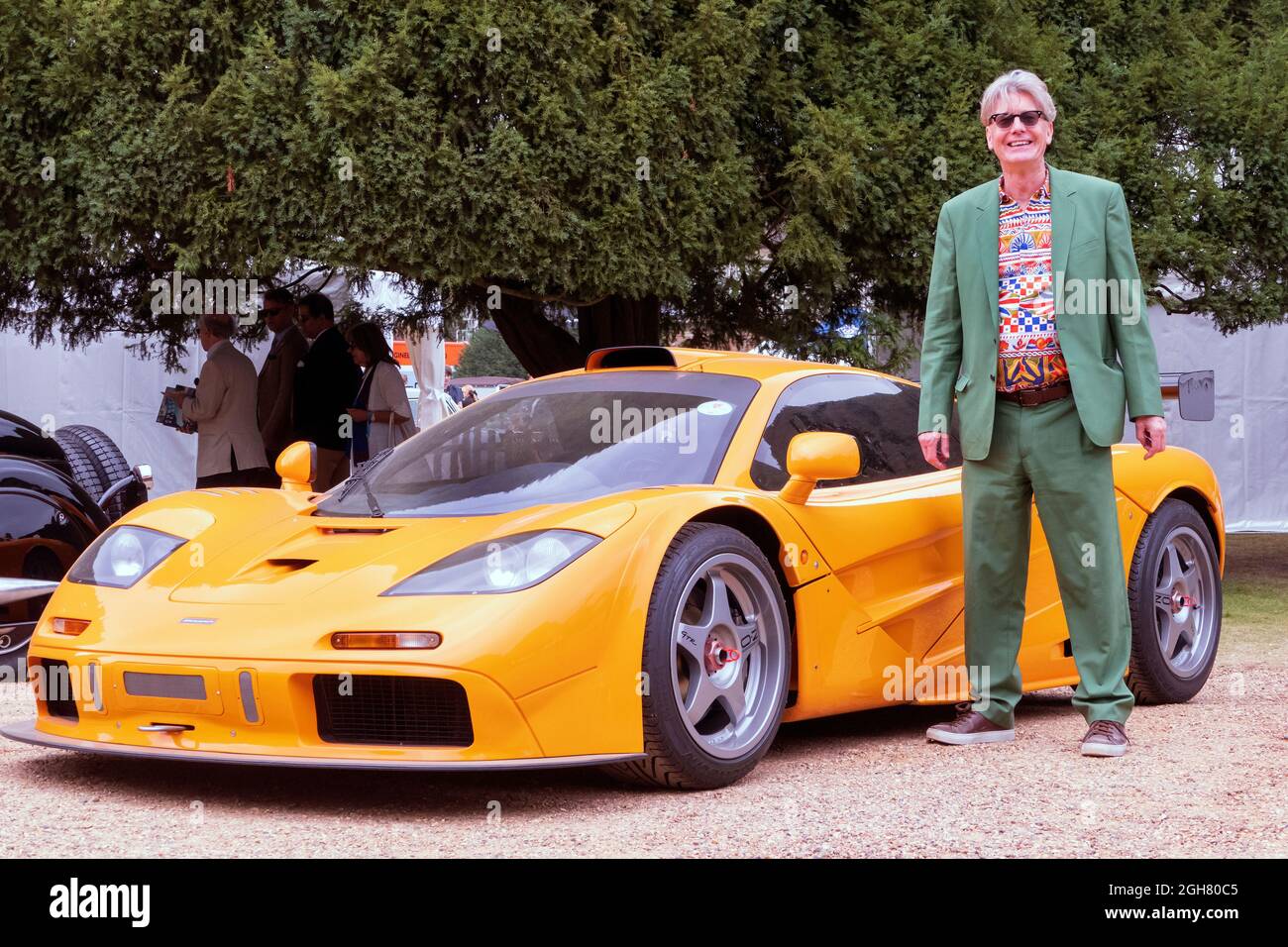 1996 McLaren F1 GTR au cours d'élégance de Hampton court 2021 Banque D'Images