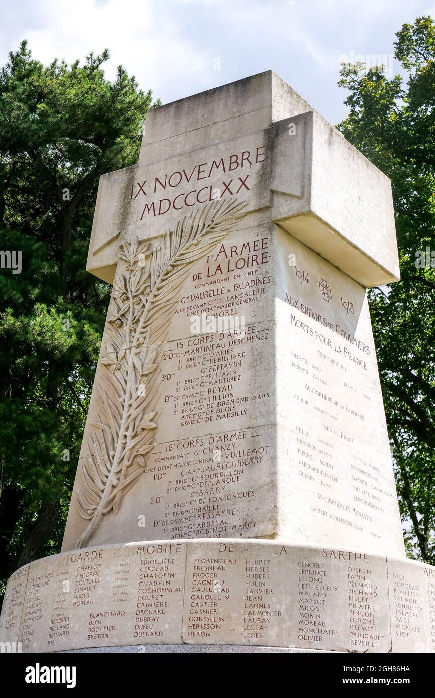 Bataille De Coulmiers Banque d'image et photos Alamy