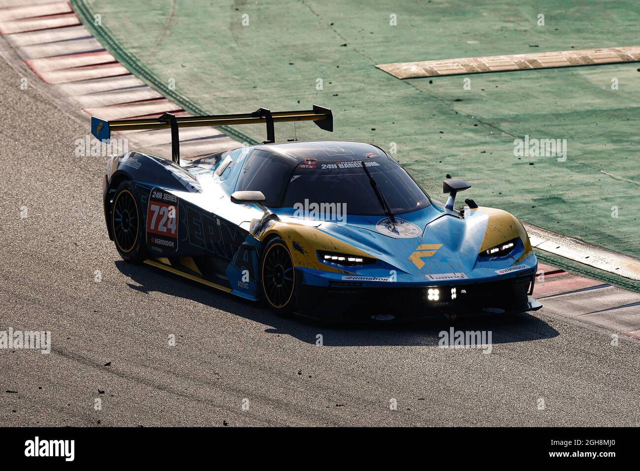 Pilotes: Horst Felbermayr Jr., Eike Angermayr, Nicolai Elghanayan et Mads Siljehaug de l'équipe d'ingénierie de Reiter avec KTM X-BOW GTX lors de la course HANKOOK 24H BARCELONA 2021 sur le circuit de Catalunya. Banque D'Images