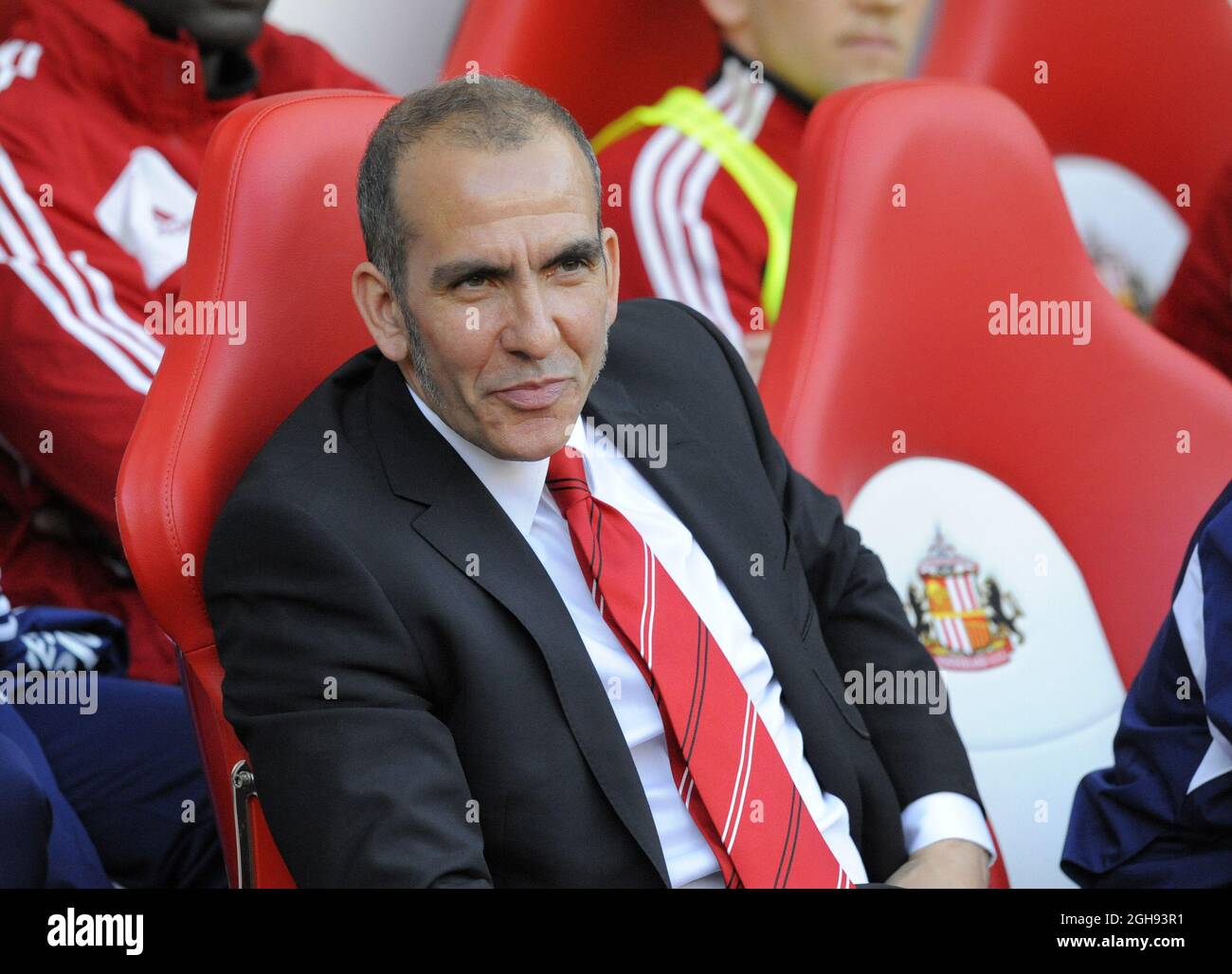 Paolo Di Canio, directeur de Sunderland, lors du match de la Barclays Premier League entre Sunderland et Stoke City au stade de Light de Sunderland, le 06 mai 2013. Banque D'Images