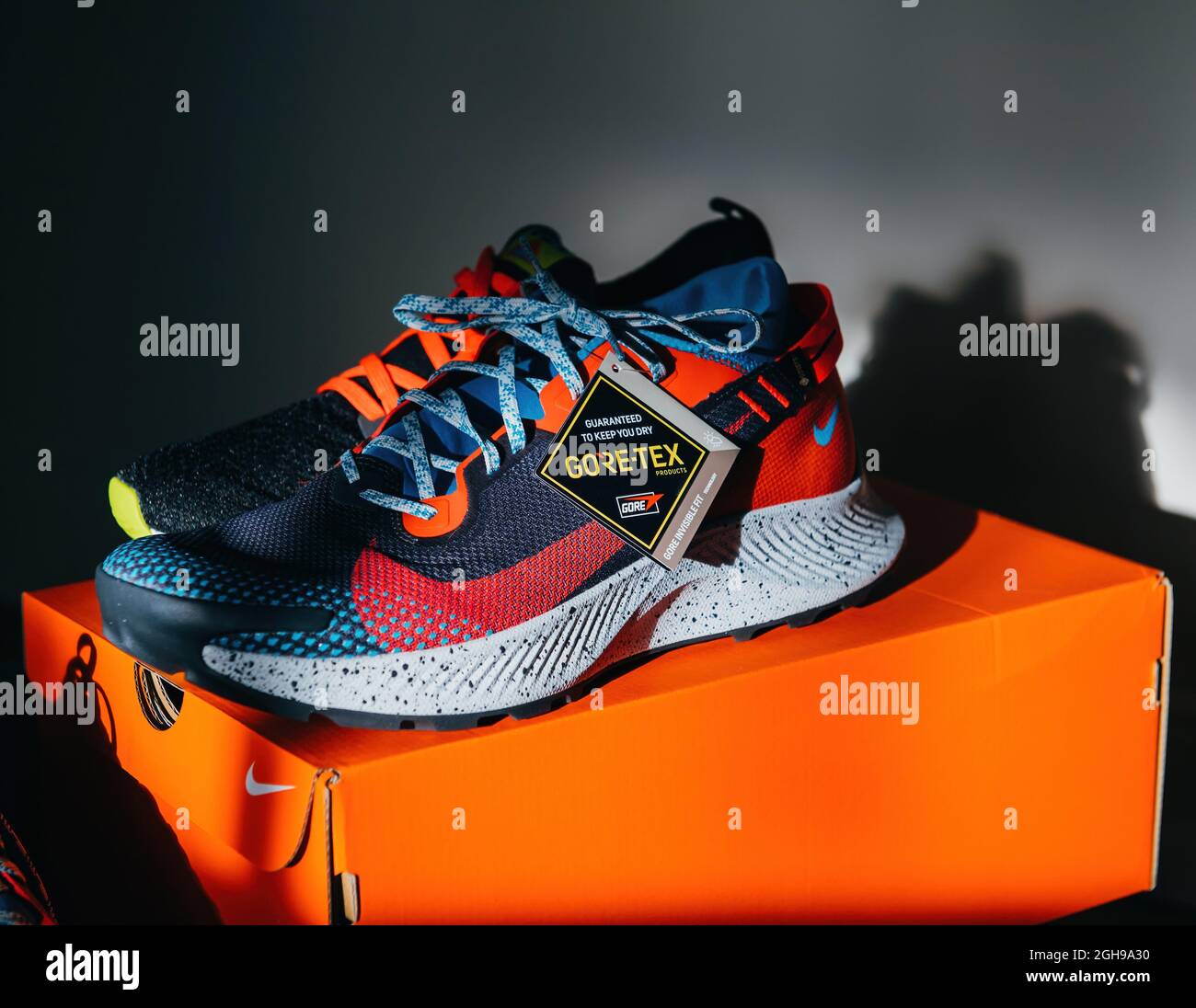 Découvrez les nouvelles chaussures de course à pied Nike en Gore-Tex Photo  Stock - Alamy