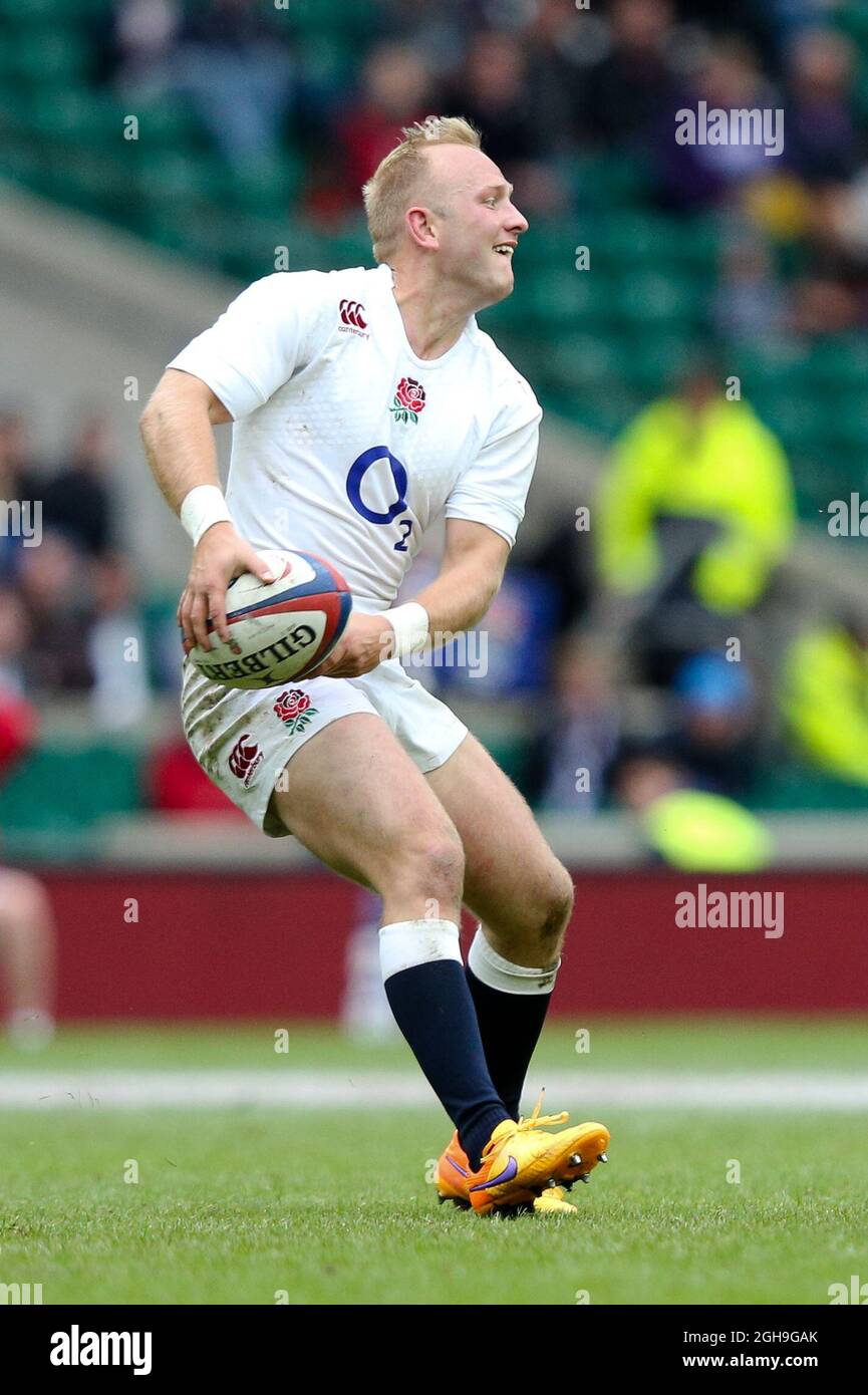 England's Shane Geraghty (London Irish) - Rugby Union - England XV v Barbarians - Twickenham Stadium - Londres - 31052015 Banque D'Images