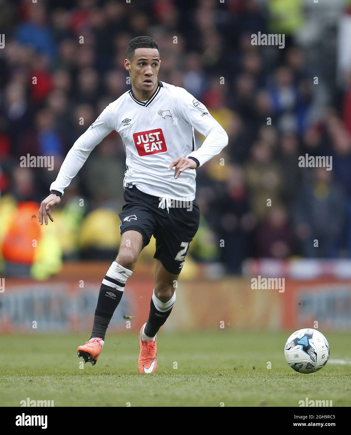 Tom Ince de Derby lors du match de championnat Skybet au stade iPro. Le crédit photo doit se lire comme suit : Philip Oldham/Sportimage via PA Images Banque D'Images