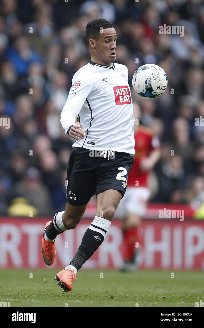 Tom Ince de Derby lors du match de championnat Skybet au stade iPro. Le crédit photo doit se lire comme suit : Philip Oldham/Sportimage via PA Images Banque D'Images