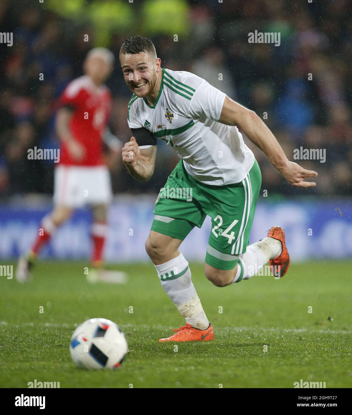 Conor Washington of Northern Ireland lors du match international au Cardiff City Stadium. Le crédit photo doit se lire comme suit : Philip Oldham/Sportimage via PA Images Banque D'Images