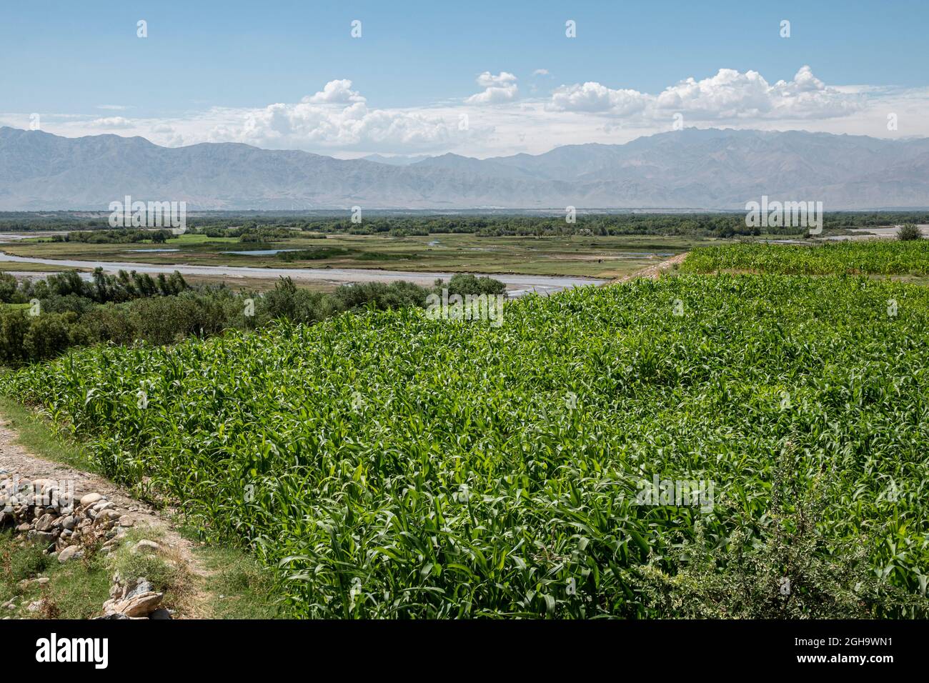 La vallée de Panjshir en Afghanistan Banque D'Images