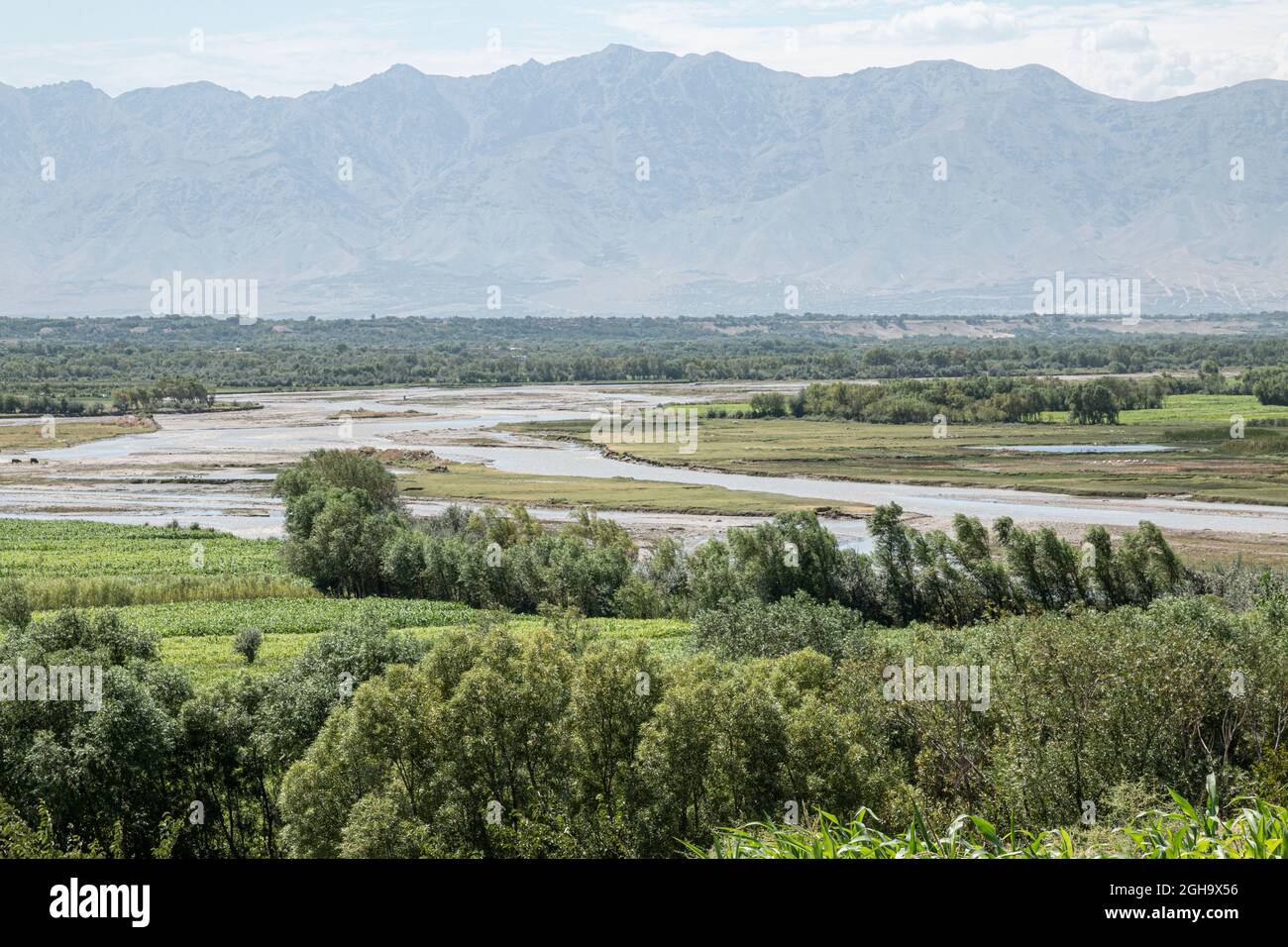 La vallée de Panjshir en Afghanistan Banque D'Images
