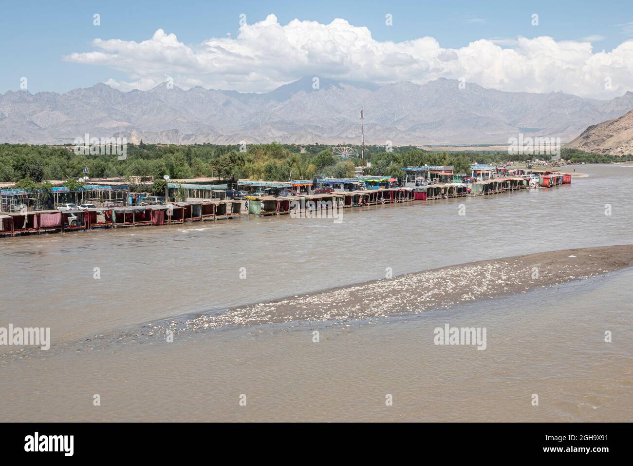 La vallée de Panjshir en Afghanistan Banque D'Images