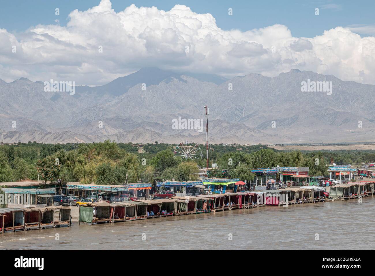 La vallée de Panjshir en Afghanistan Banque D'Images