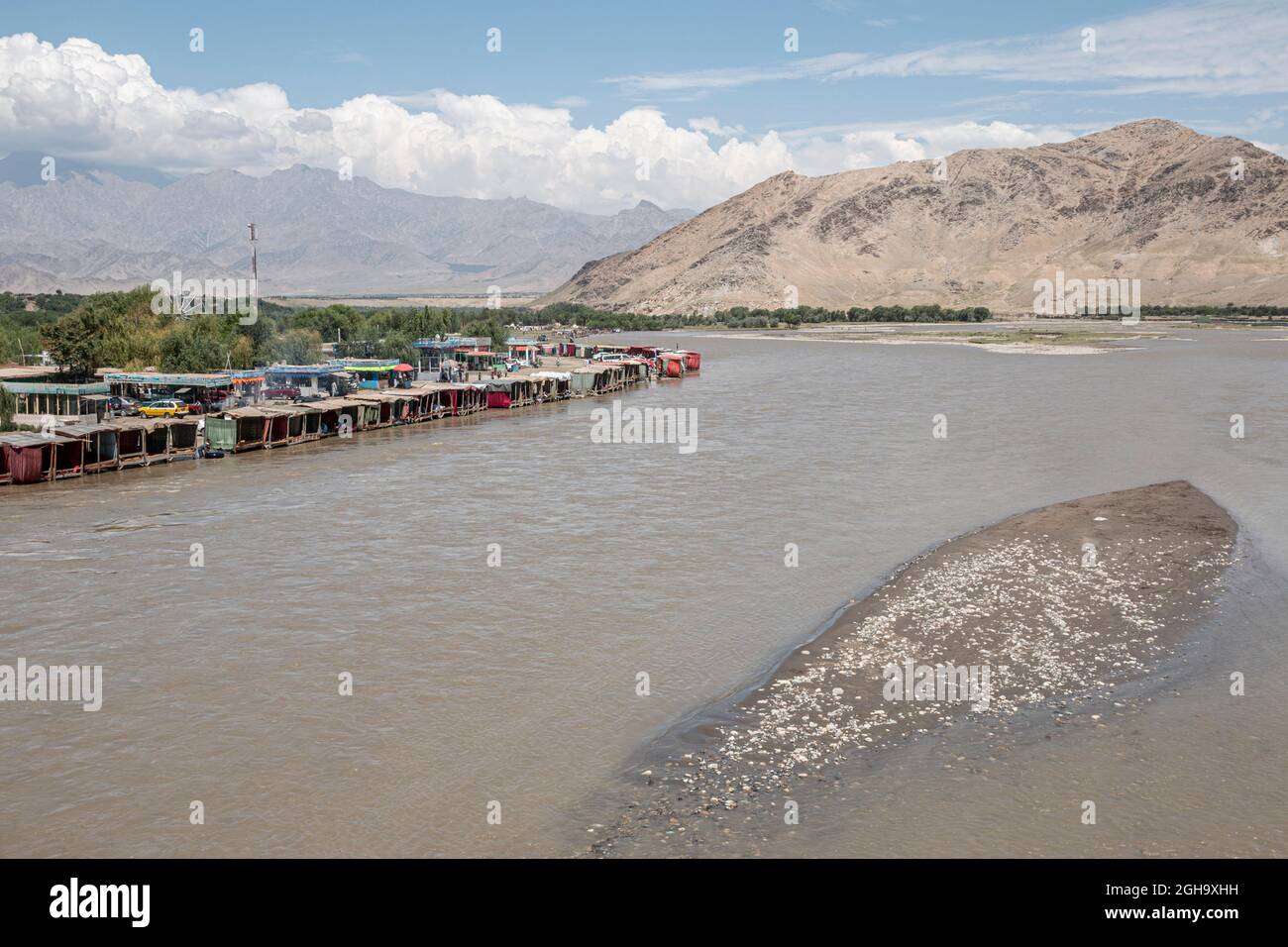 La vallée de Panjshir en Afghanistan Banque D'Images