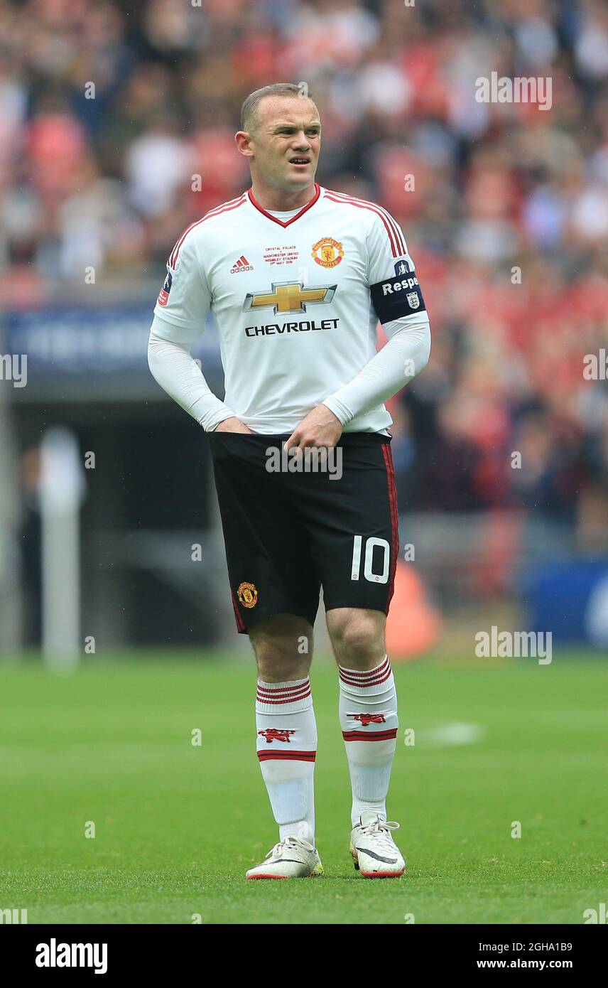 Wayne Rooney de Manchester United en action lors du match de finale de la coupe Emirates FA au stade Wembley. Le crédit photo doit être lu : David Klein/Sportimage via PA Images Banque D'Images