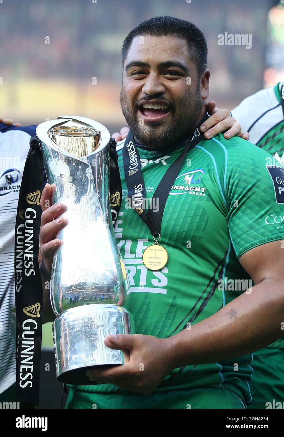 Le Rodney Ah du Connacht vous célèbre le match de finale Guinness Pro12 au stade BT Murrayfield, à Édimbourg. Le crédit photo devrait se lire comme suit : Lynne Cameron/Sportimage via PA Images Banque D'Images
