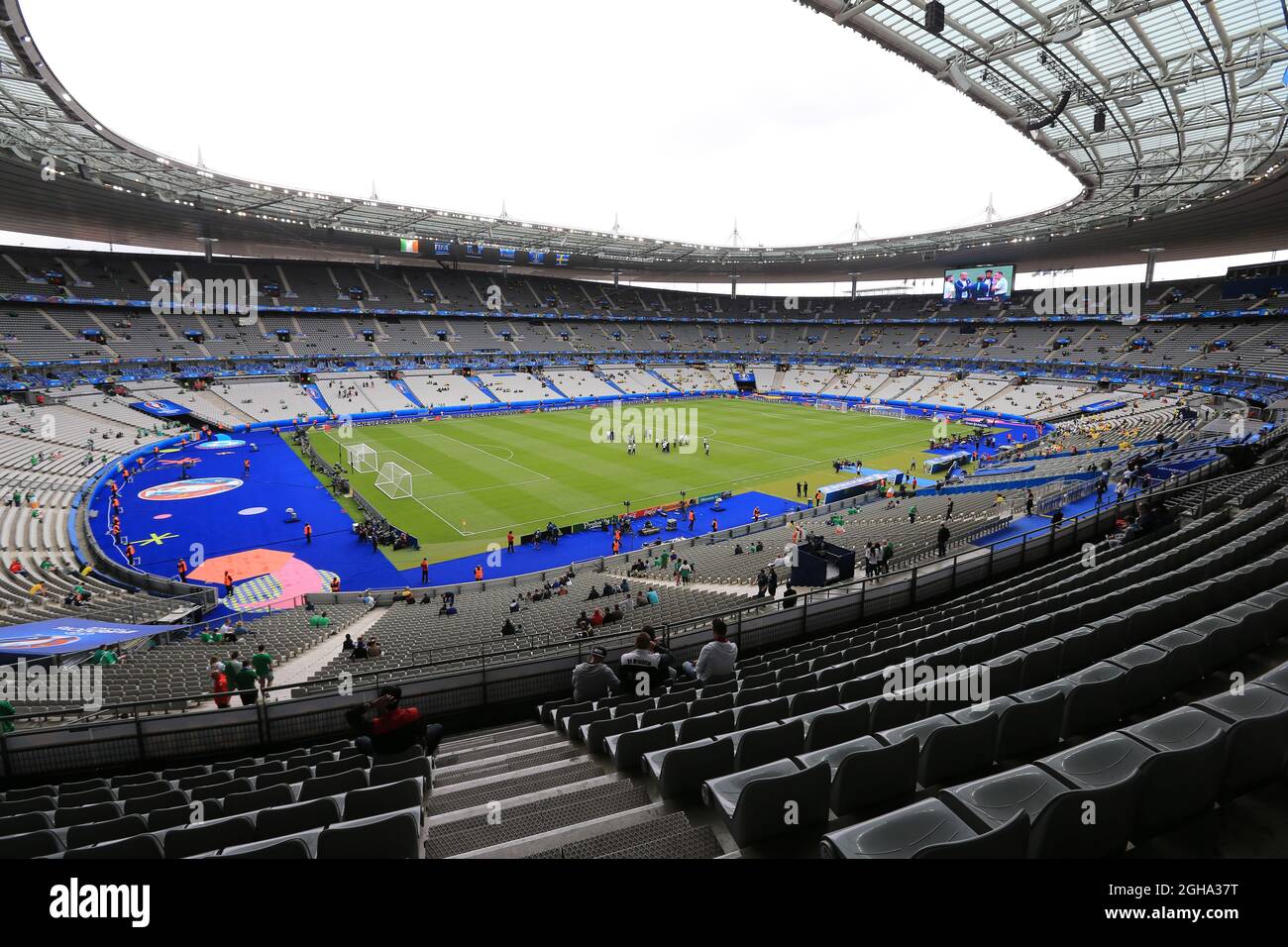 Une vue générale du Stade de France lors du Championnat d'Europe de l'UEFA 2016 au Stade de France à Paris. Date de la photo 13 juin 2016 pic David Klein/Sportimage via PA Images Banque D'Images