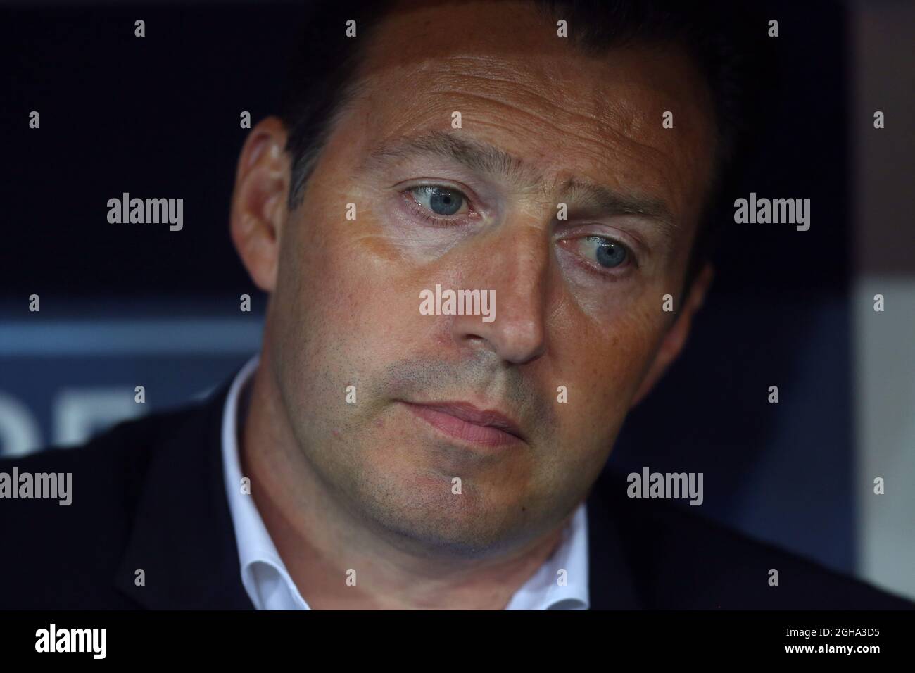 Marc Wilmot, directeur de la Belgique, a été abattu lors du championnat d'Europe de l'UEFA 2016 au Stade de Lyon, à Lyon. Date de la photo 13 juin 2016 pic Phil Oldham/Sportimage via PA Images Banque D'Images
