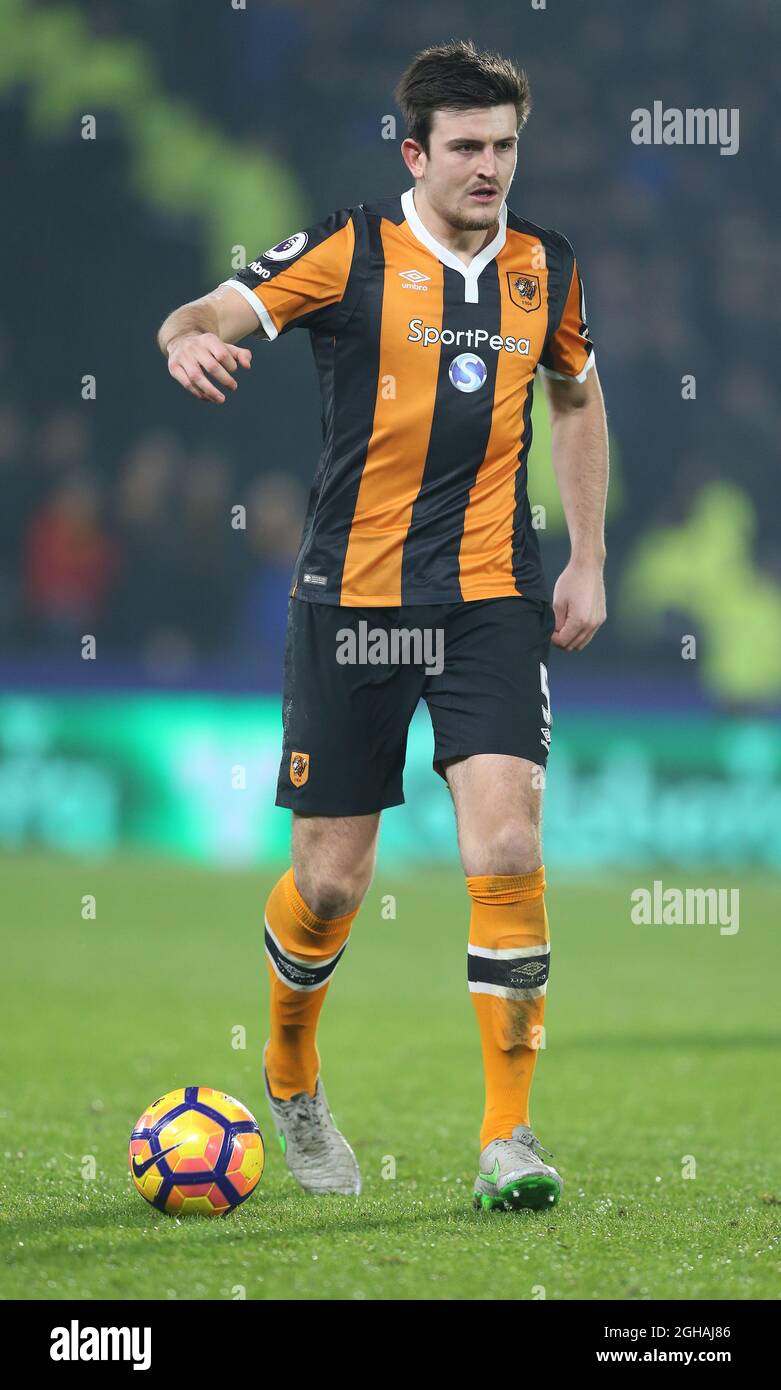 Harry Maguire de Hull City pendant le match de la première ligue anglaise au KCOM Stadium, Kingston upon Hull. Date de la photo : 30 décembre 2016. Photo Simon Bellis/Sportimage via PA Images Banque D'Images