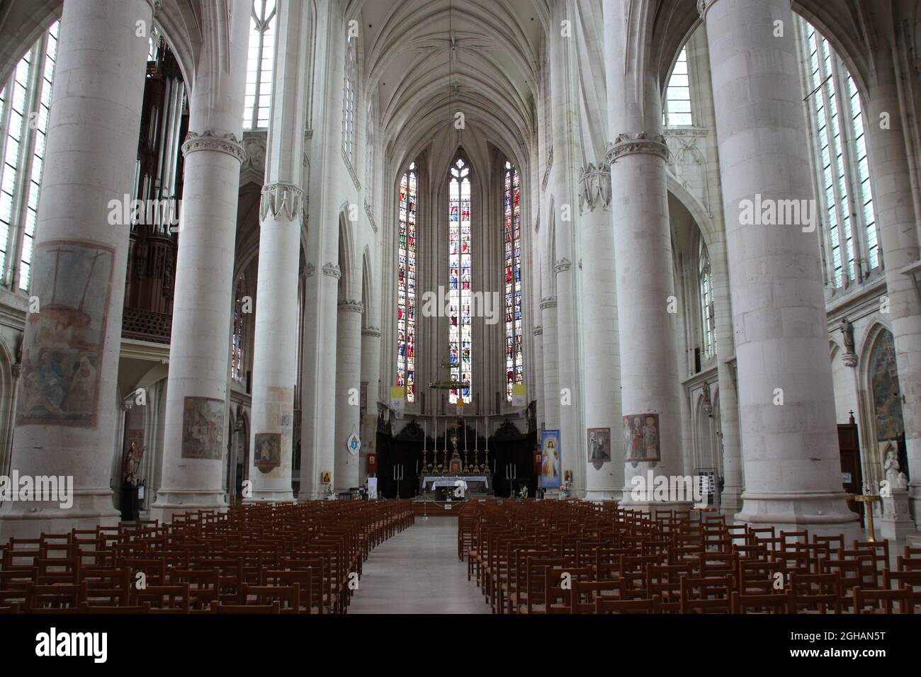 basilique saint-nicolas à saint-nicolas-de-port en lorraine (france) Banque D'Images