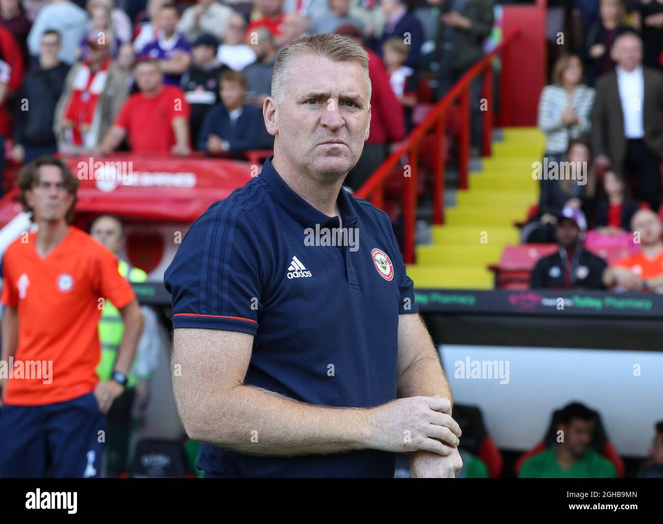 Dean Smith, directeur de Brentford, lors du match de championnat d'Angleterre au stade Bramall Lane, à Sheffield. Photo le 5 août 2017. Le crédit photo doit se lire comme suit : Jamie Tyerman/Sportimage via PA Images Banque D'Images