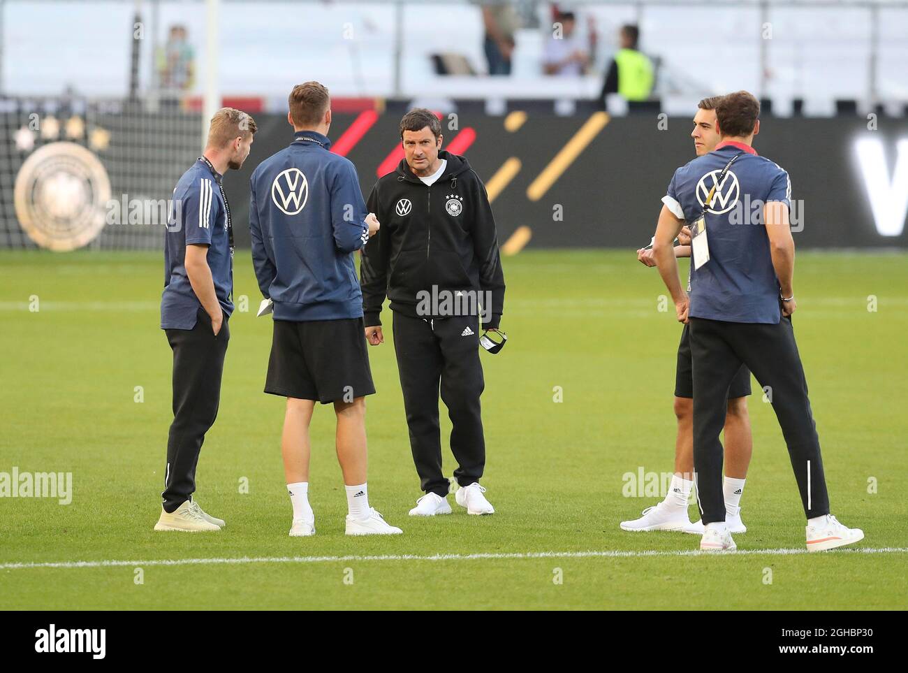 Firo: Fuvuball: Football: 05.09.2021 LV§nderspiel, équipe nationale qualification WM Allemagne - Arménie goalwartcoach Andreas Kronenberg, Allemagne, Allemagne, GER, Banque D'Images