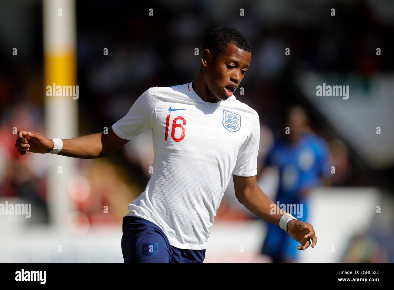 Rayhaan Tulloch d'Angleterre lors du match de groupe au Bank's Stadium, Walsall. Date de la photo 7 mai 2018. Le crédit photo devrait se lire: Malcolm Couzens/Sportimage via PA Images Banque D'Images