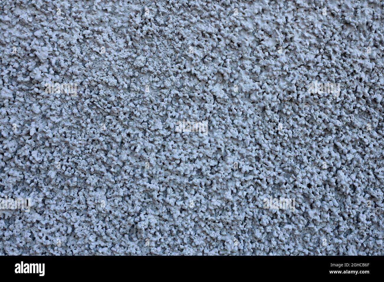 détail d'un mur de ciment à texture grise Banque D'Images