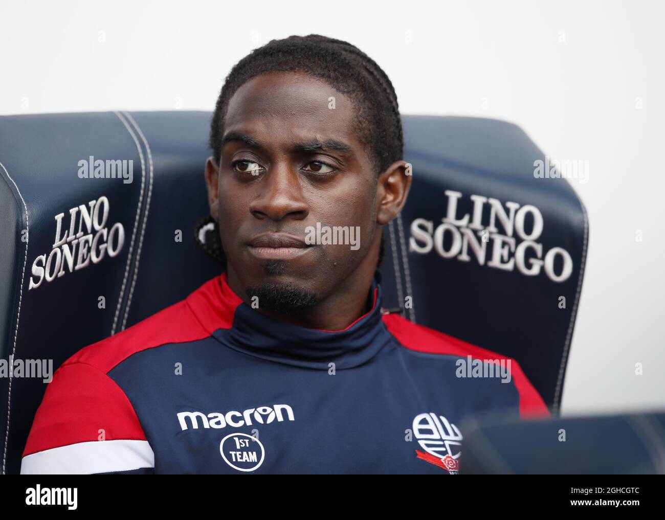 Clayton Donaldson de Bolton, ancien joueur de Sheffield Utd, lors du match de championnat Sky Bet au stade de l'université de Bolton. Photo date 25 août 2018. Le crédit photo doit se lire comme suit : Simon Bellis/Sportimage via PA Images Banque D'Images