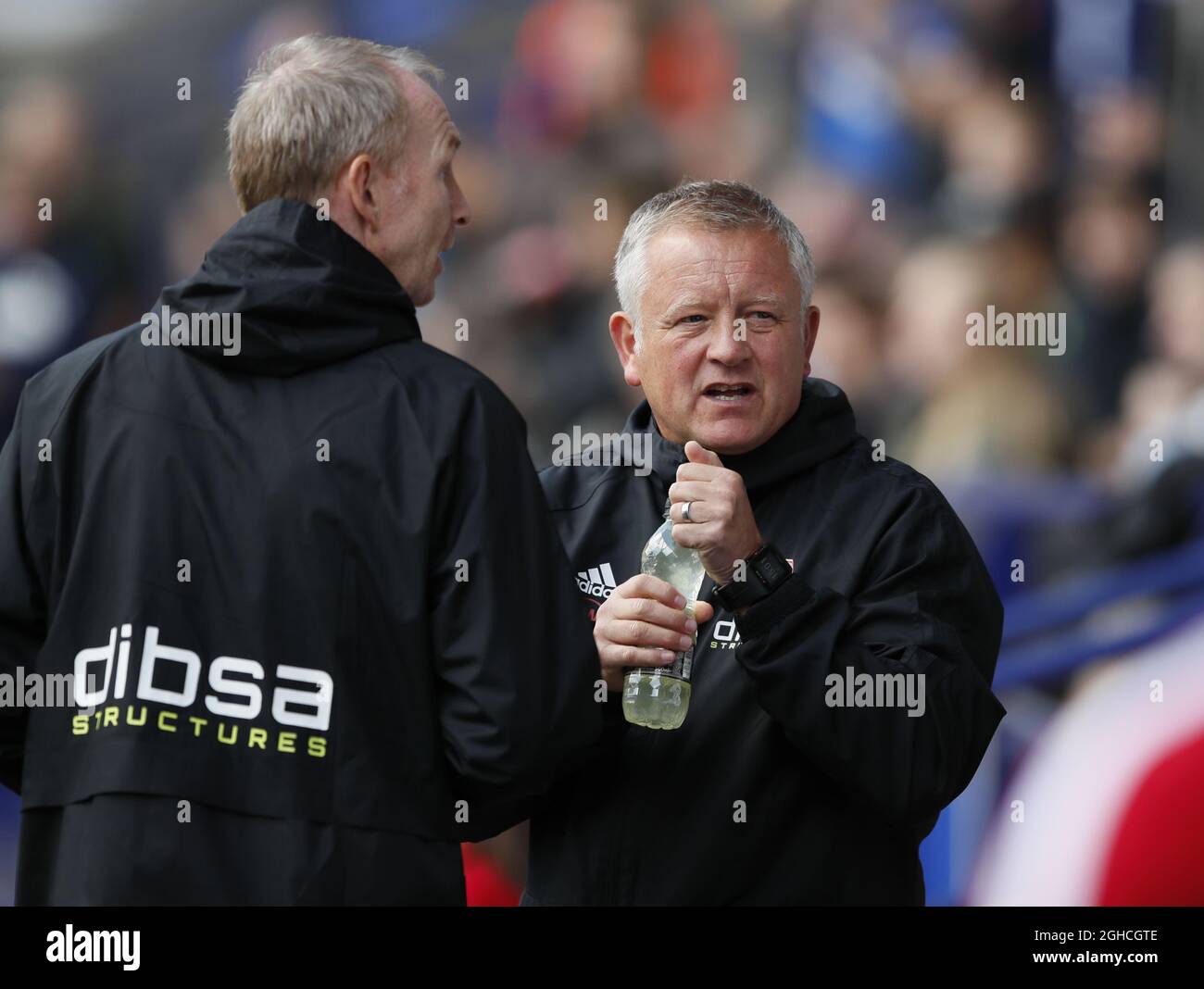 Chris Wilder, directeur de Sheffield Utd lors du match du championnat Sky Bet au stade de l'université de Bolton, à Bolton. Photo date 25 août 2018. Le crédit photo doit se lire comme suit : Simon Bellis/Sportimage via PA Images Banque D'Images