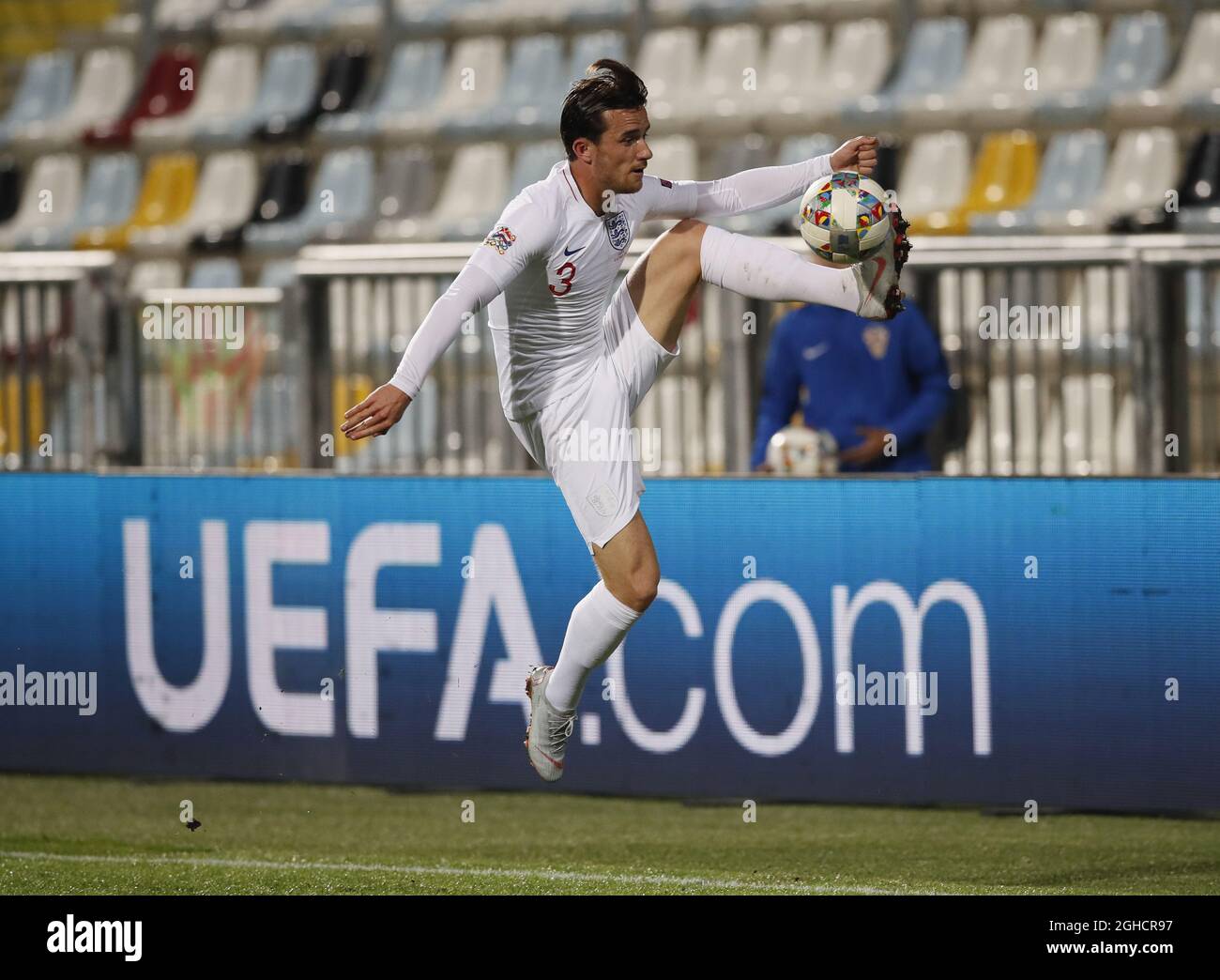 Ben Chilwell, d'Angleterre, lors de la Ligue des Nations de l'UEFA, match du Groupe A4 au Stadion HNK Rijeka, à Rijeka. Date de la photo : 12 octobre 2018. Le crédit photo doit être lu : David Klein/Sportimage via PA Images Banque D'Images
