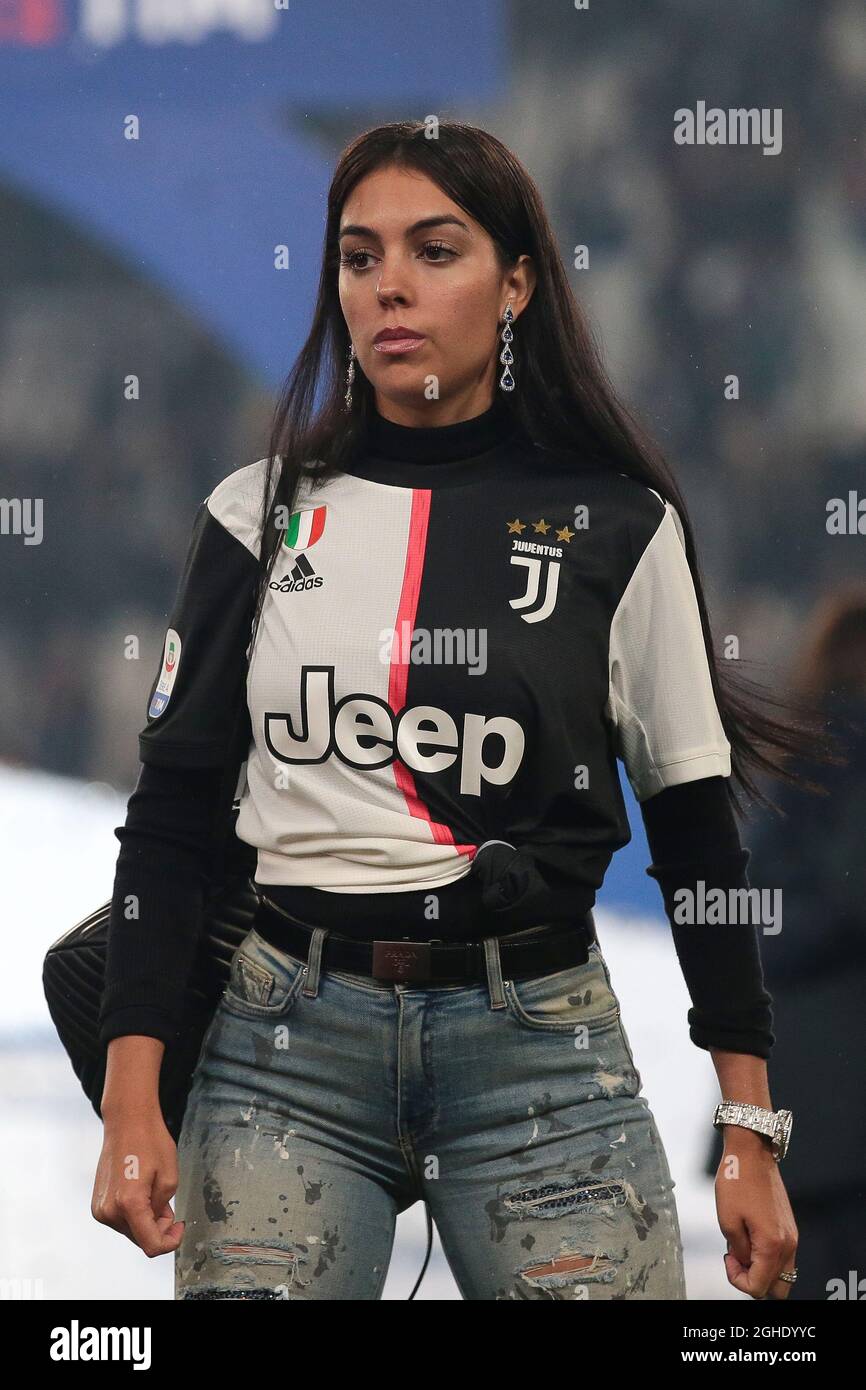 Cristiano Ronaldo de Georgina Rodriguez, partenaire de Juventus, lors du  match de la série A à l'Allianz Stadium de Turin. Date de la photo : 19 mai  2019. Le crédit photo doit