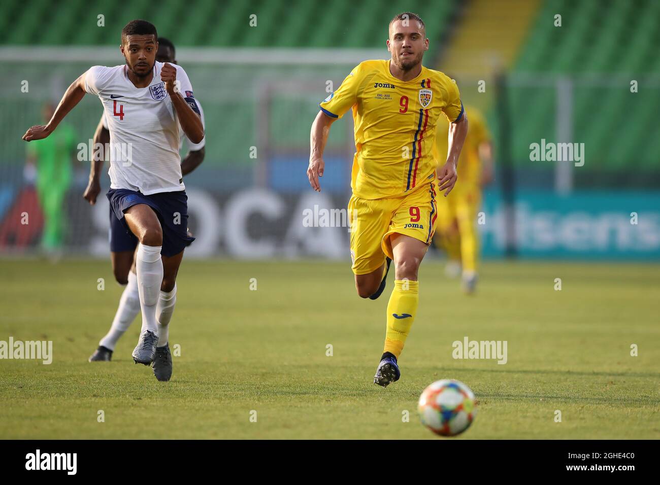 George Puscas de Roumanie pendant le championnat UEFA des moins de 21 ans 2019 au Dino Manuzzi, Cesena. Date de la photo : 21 juin 2019. Le crédit photo doit être lu : Jonathan Moscrop/Sportimage via PA Images Banque D'Images