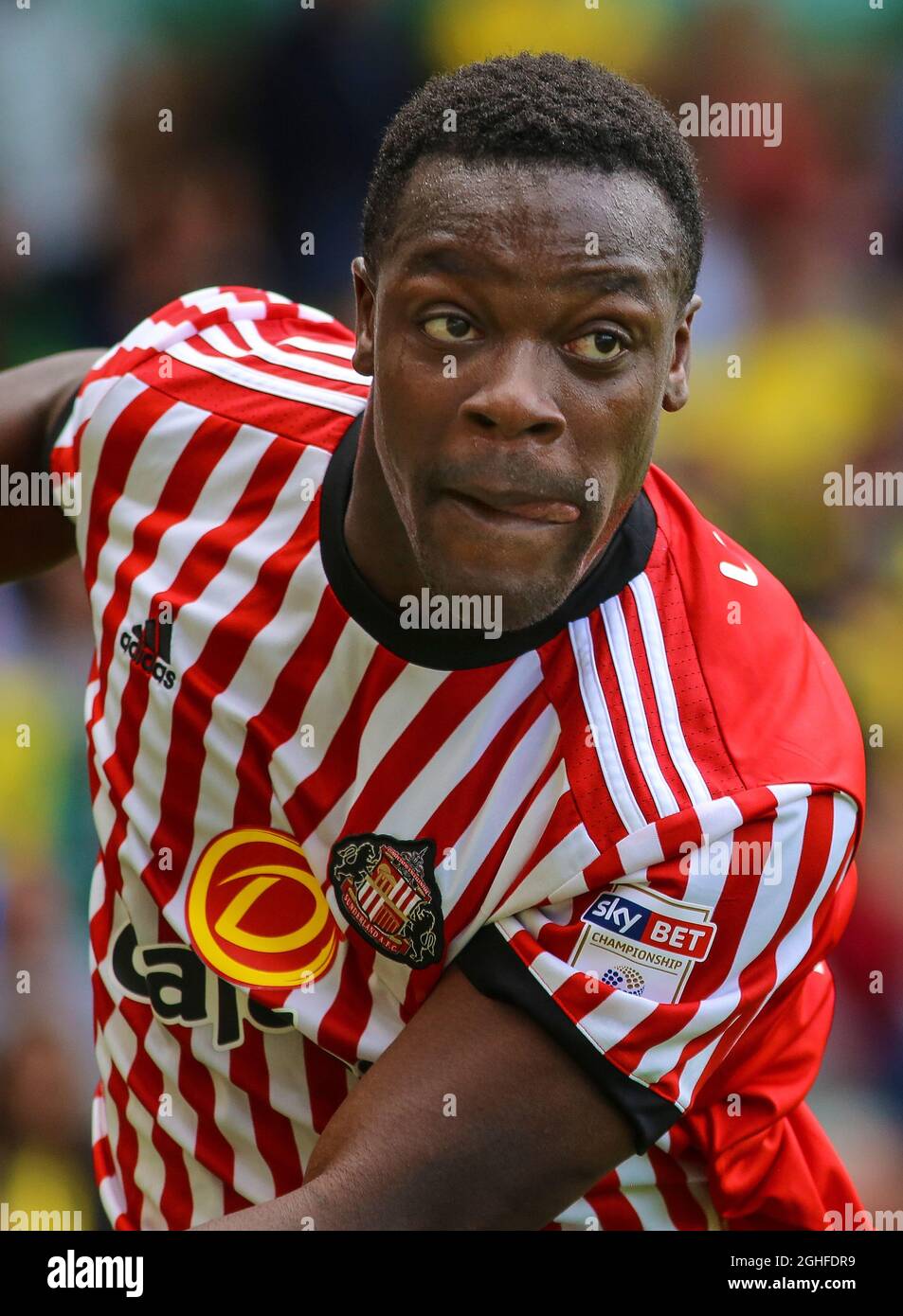 Lamine Kone de Sunderland - Norwich City / Sunderland, Sky Bet Championship, Carrow Road, Norwich - 13 août 2017. Banque D'Images