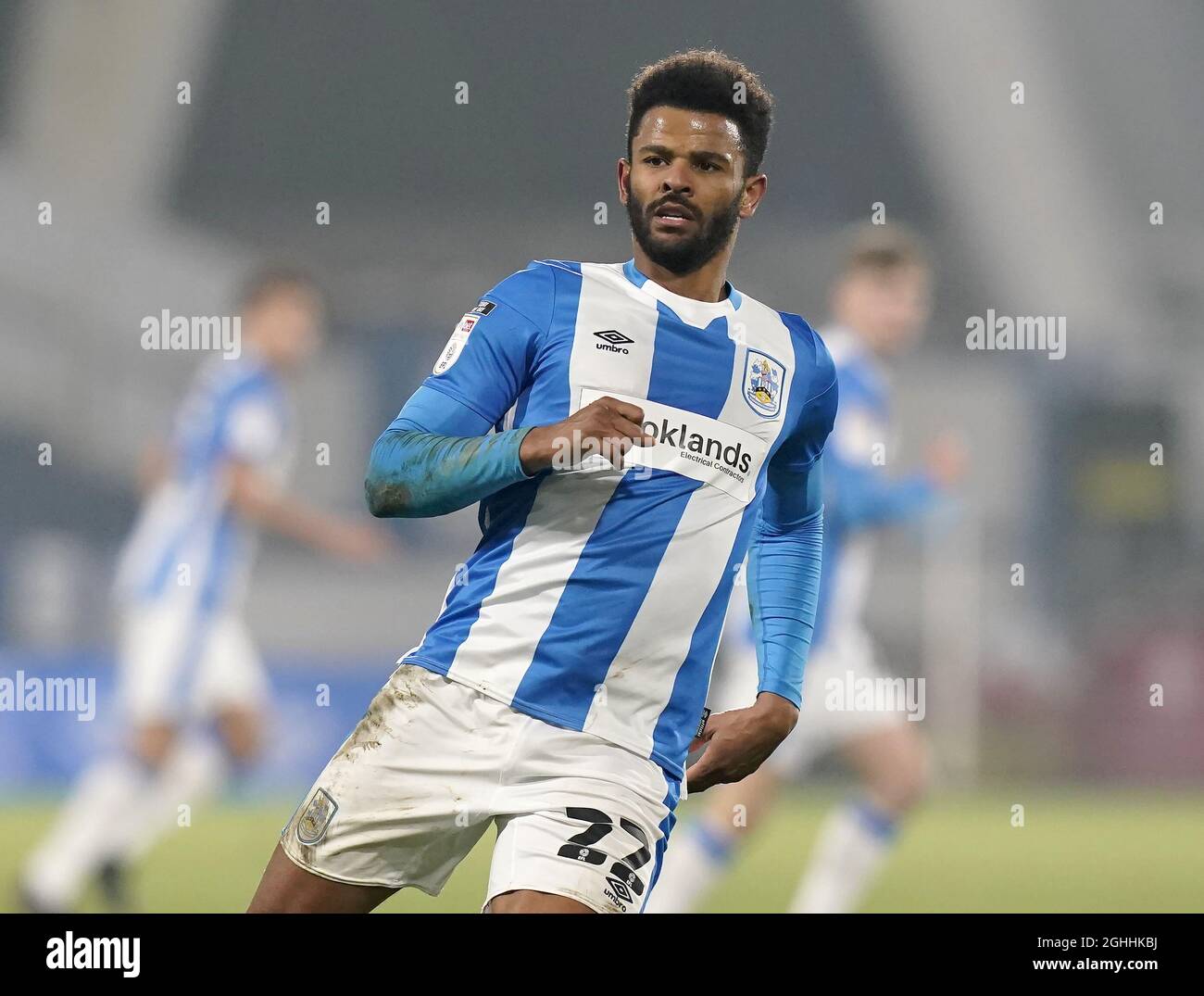 Fraizer Campbell de Huddersfield Town pendant le match de championnat Sky Bet au stade John Smith, Huddersfield. Date de la photo : 2 mars 2021. Le crédit photo doit se lire comme suit : Andrew Yates/Sportimage via PA Images Banque D'Images