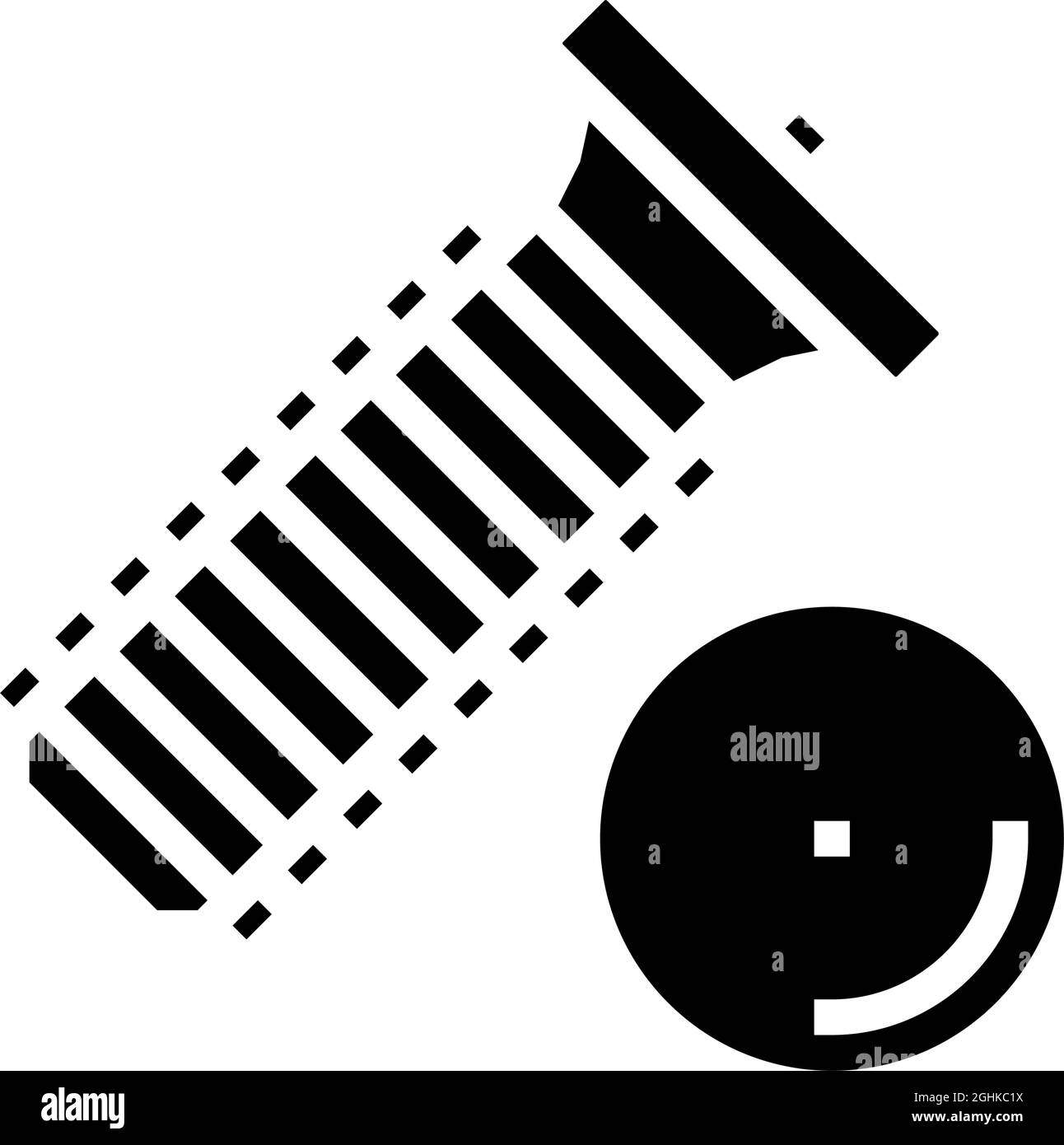 illustration du vecteur d'icône de glyphe de vis de soudure Illustration de Vecteur