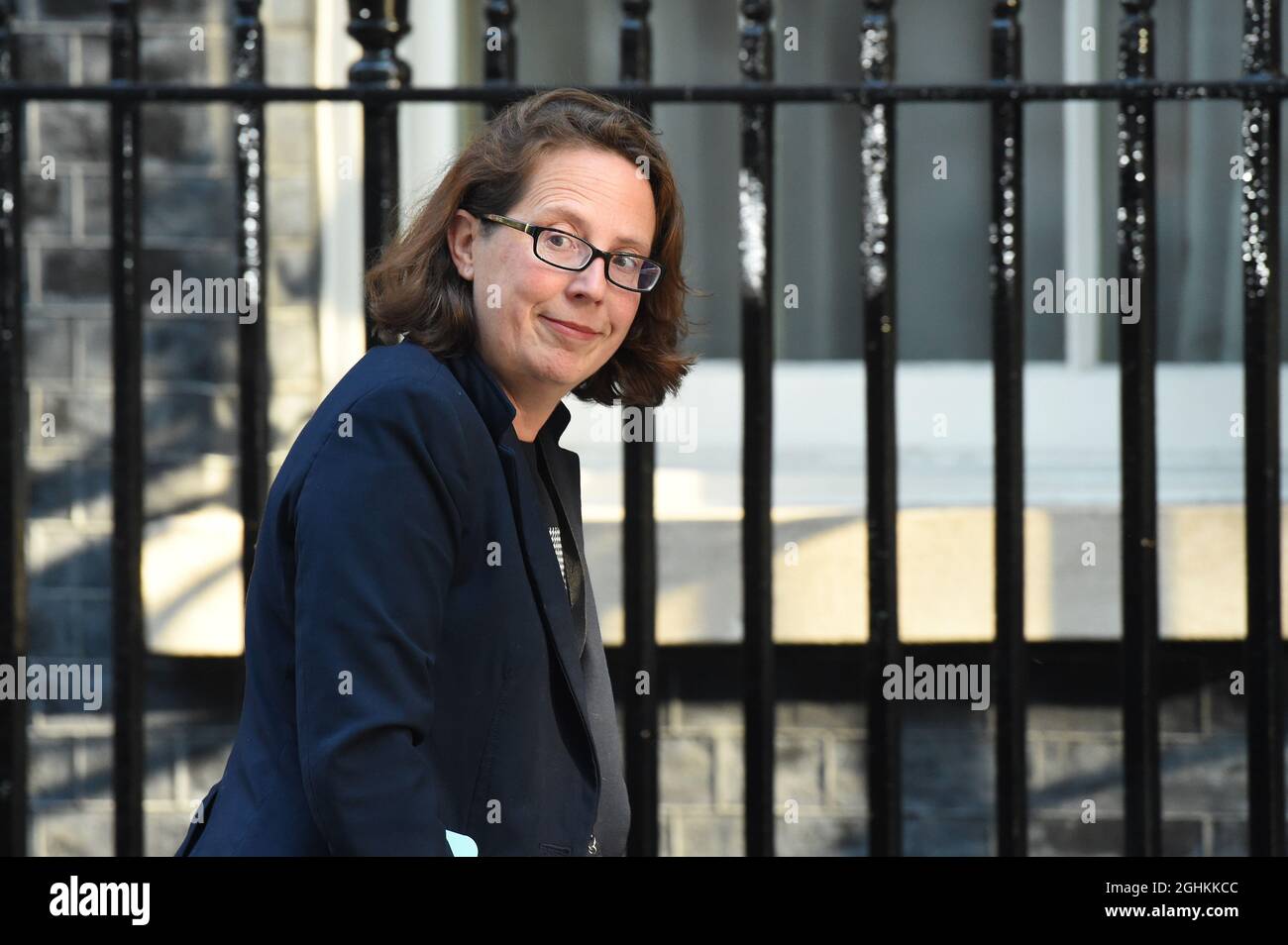 Londres, Royaume-Uni. 07septembre 2021. Westminster Londres 7 septembre 2021. Natalie Evans, baronne Evans de Bowes Park MBE.arrive à Downing Street pour une réunion du cabinet crédit: MARTIN DALTON/Alay Live News Banque D'Images