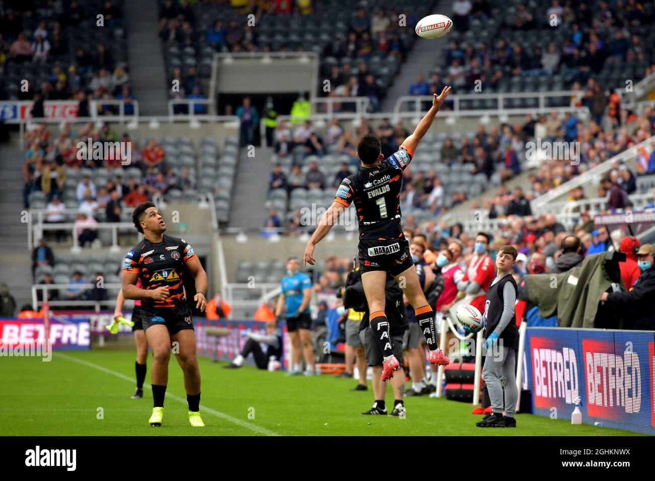 Dacia Magic Weekend 2021 septembre, Super League Rugby, Castleford Tigers v Salford Red Devils, stade St James Park, Newcastle. ROYAUME-UNI Banque D'Images