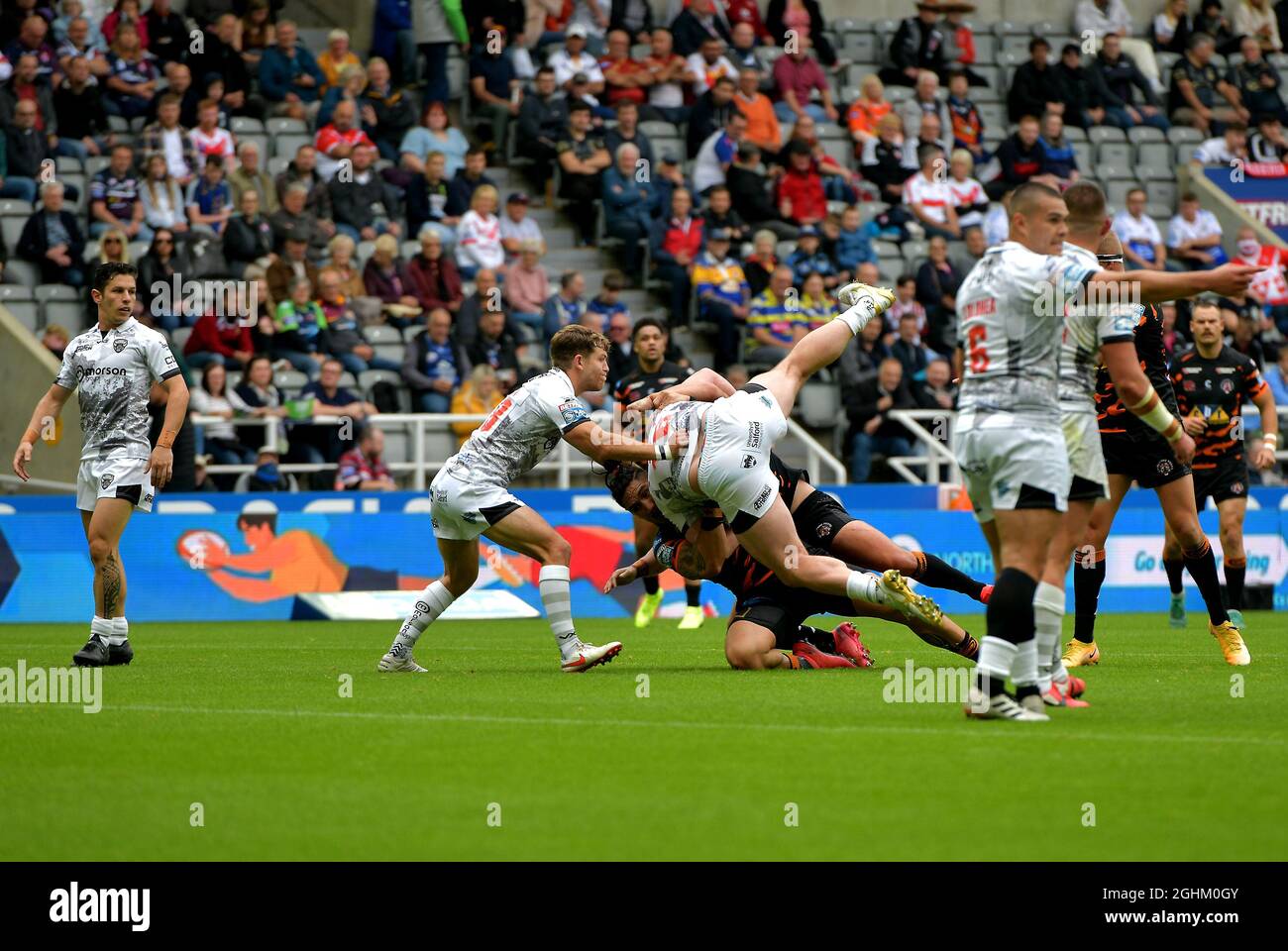 Dacia Magic Weekend Samedi 4th septembre 2021, Super League Rugby, Castleford Tigers contre Salford Red Devils, stade St James Park, Newcastle, Royaume-Uni Banque D'Images