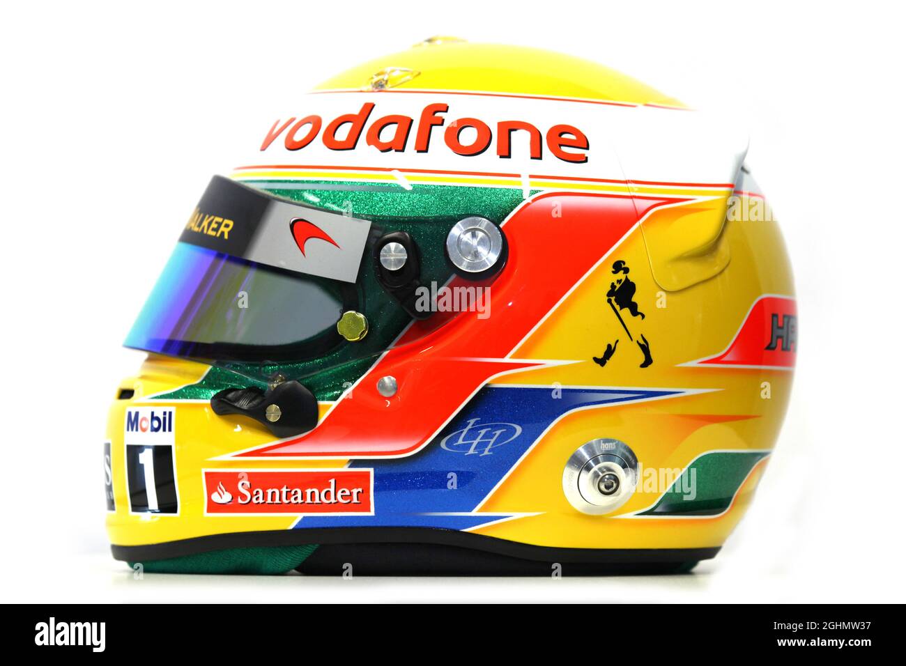 08.02.2012 Jerez, Espagne, Lewis Hamilton (GBR), casque McLaren Mercedes  Photo Stock - Alamy