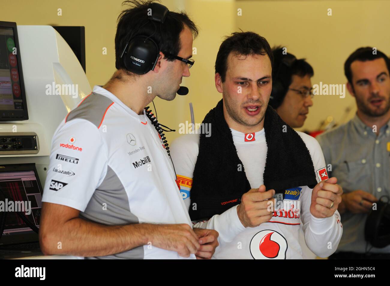 Gary Paffett (GBR) pilote de test McLaren. 06.11.2012. Test des jeunes pilotes de formule 1, 1er jour, circuit Yas Marina, Abu Dhabi, Émirats Arabes Unis. Banque D'Images