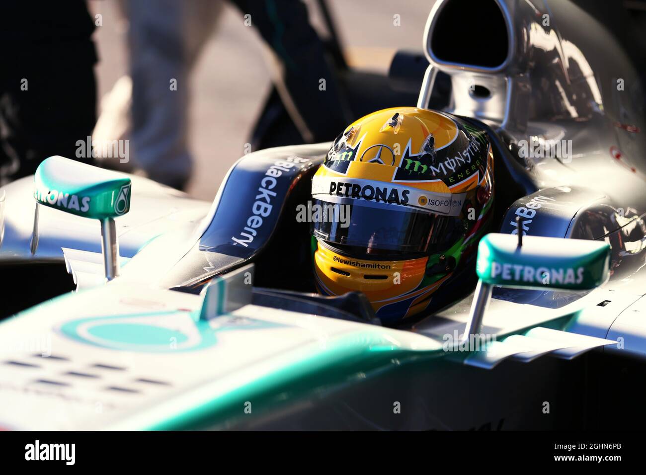 Lewis Hamilton (GBR) Mercedes AMG F1 W04. 06.02.2013. Test de Formule 1, deuxième jour, Jerez, Espagne. Banque D'Images