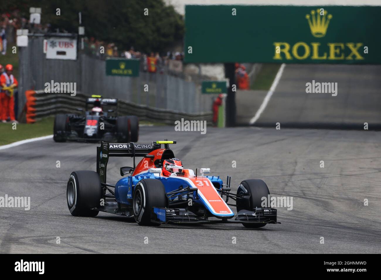 Esteban Ocon (FRA) Manor Racing MRT05. 04.09.2016. Championnat du monde de Formule 1, Rd 14, Grand Prix d'Italie, Monza, Italie, Jour de la course. Le crédit photo doit être lu : images XPB/Press Association. Banque D'Images