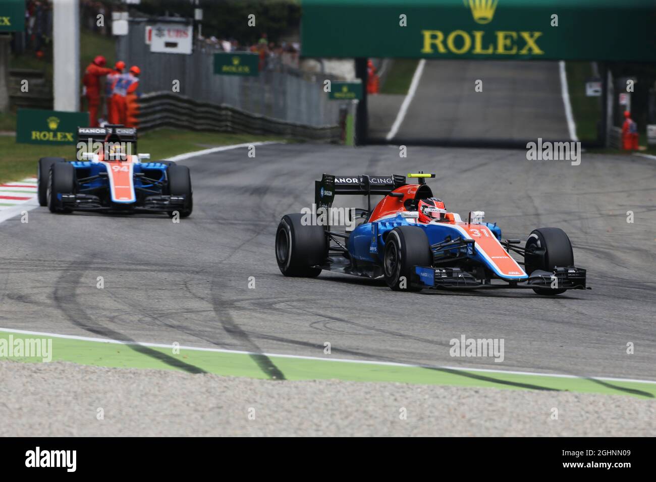 Esteban Ocon (FRA) Manor Racing MRT05. 04.09.2016. Championnat du monde de Formule 1, Rd 14, Grand Prix d'Italie, Monza, Italie, Jour de la course. Le crédit photo doit être lu : images XPB/Press Association. Banque D'Images
