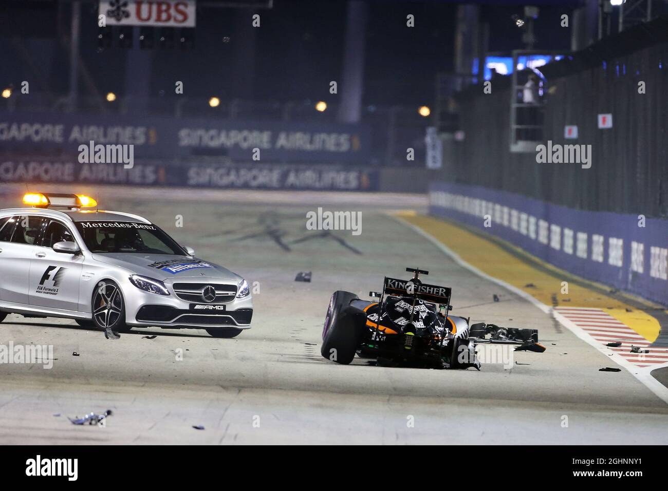 18.09.2016. Formula 1 World Championship, Rd 15, Grand Prix de Singapour, Marina Bay Street circuit, Singapour, Race Day. Le crédit photo doit être lu : images XPB/Press Association. Banque D'Images