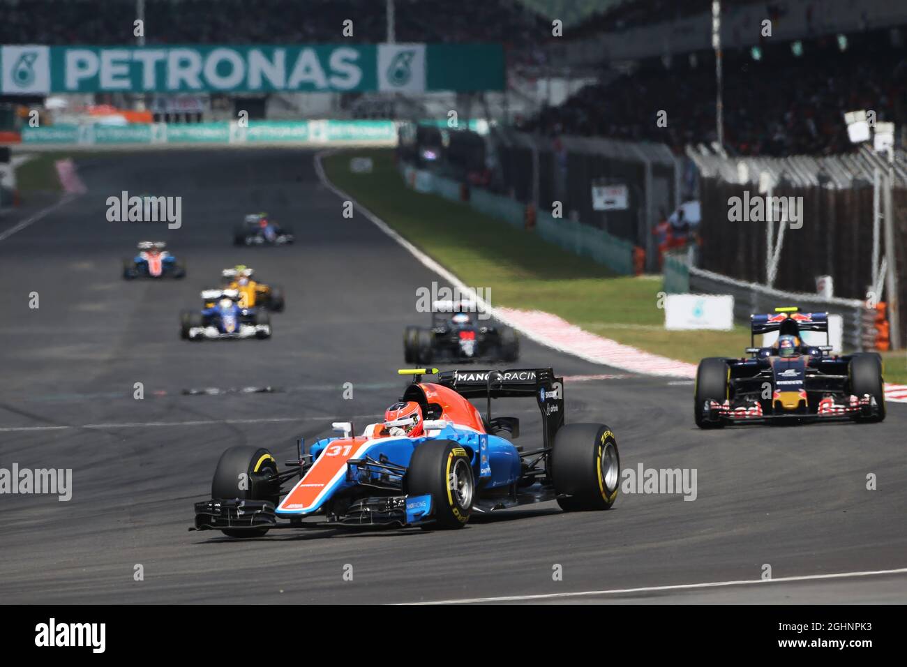 Esteban Ocon (FRA) Manor Racing MRT05. 02.10.2016. Championnat du monde de Formule 1, Rd 16, Grand Prix de Malaisie, Sepang, Malaisie, Dimanche. Le crédit photo doit être lu : images XPB/Press Association. Banque D'Images