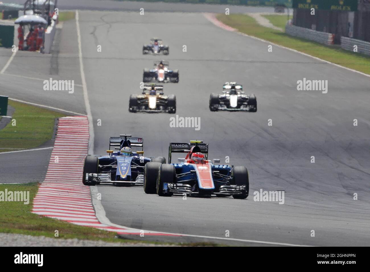 Esteban Ocon (FRA) Manor Racing MRT05. 02.10.2016. Championnat du monde de Formule 1, Rd 16, Grand Prix de Malaisie, Sepang, Malaisie, Dimanche. Le crédit photo doit être lu : images XPB/Press Association. Banque D'Images