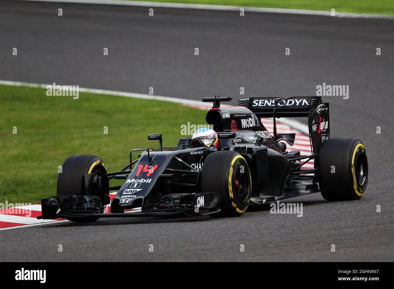 Fernando Alonso (ESP) McLaren MP4-31. 08.10.2016. Championnat du monde de Formule 1, Rd 17, Grand Prix japonais, Suzuka, Japon, Jour de qualification. Le crédit photo doit être lu : images XPB/Press Association. Banque D'Images