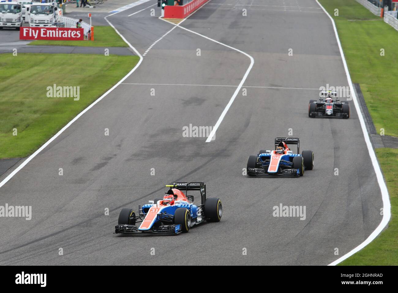 Esteban Ocon (FRA) Manor Racing MRT05. 09.10.2016. Championnat du monde de Formule 1, Rd 17, Grand Prix japonais, Suzuka, Japon, Jour de la course. Le crédit photo doit être lu : images XPB/Press Association. Banque D'Images