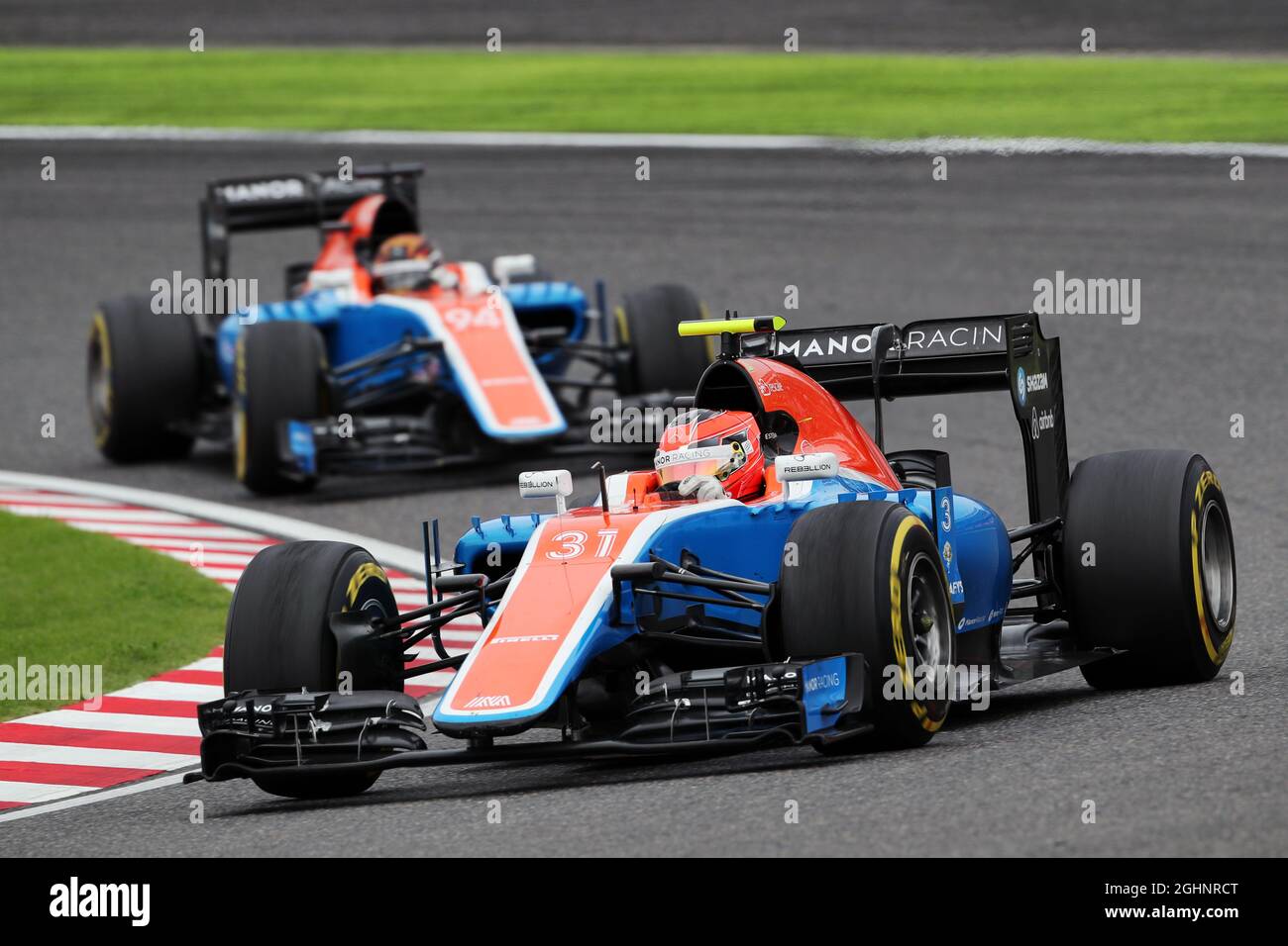 Esteban Ocon (FRA) Manor Racing MRT05. 09.10.2016. Championnat du monde de Formule 1, Rd 17, Grand Prix japonais, Suzuka, Japon, Jour de la course. Le crédit photo doit être lu : images XPB/Press Association. Banque D'Images