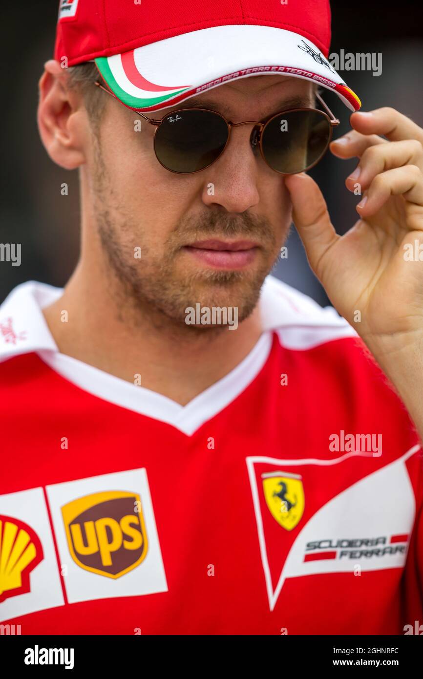 Sebastian Vettel (GER) Ferrari. 20.10.2016. Formula 1 World Championship, Rd 18, Grand Prix des États-Unis, Austin, Texas, États-Unis, jour de préparation. Le crédit photo doit être lu : images XPB/Press Association. Banque D'Images