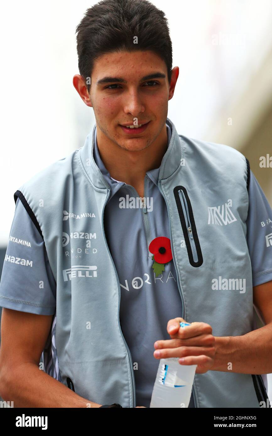 Esteban Ocon (FRA) Manor Racing. 11.11.2016. Championnat du monde de Formule 1, Rd 20, Grand Prix brésilien, Sao Paulo, Brésil, Journée d'entraînement. Le crédit photo doit être lu : images XPB/Press Association. Banque D'Images