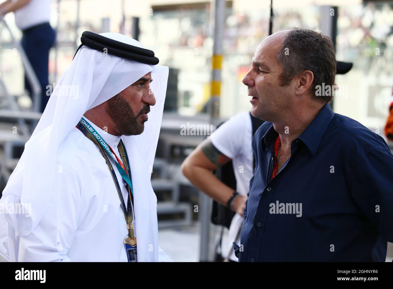Gerhard Berger (AUT). 27.11.2016. Championnat du monde de Formule 1, Rd 21, Grand Prix d'Abu Dhabi, circuit Yas Marina, Abu Dhabi, jour de la course. Le crédit photo doit être lu : images XPB/Press Association. Banque D'Images