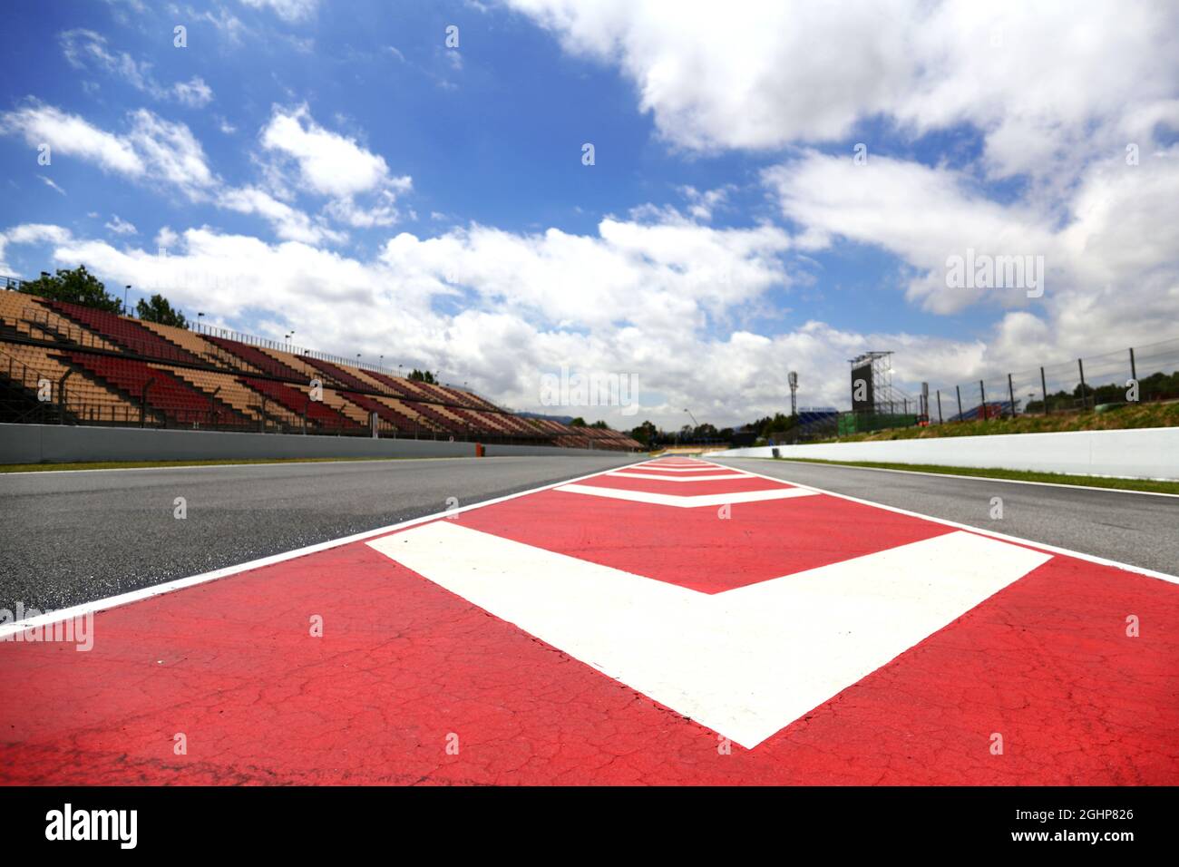 Voie de sortie de la fosse à atmosphère de voie. 11.05.2017. Championnat du monde de Formule 1, Rd 5, Grand Prix d'Espagne, Barcelone, Espagne, Journée de préparation. Le crédit photo doit être lu : images XPB/Press Association. Banque D'Images